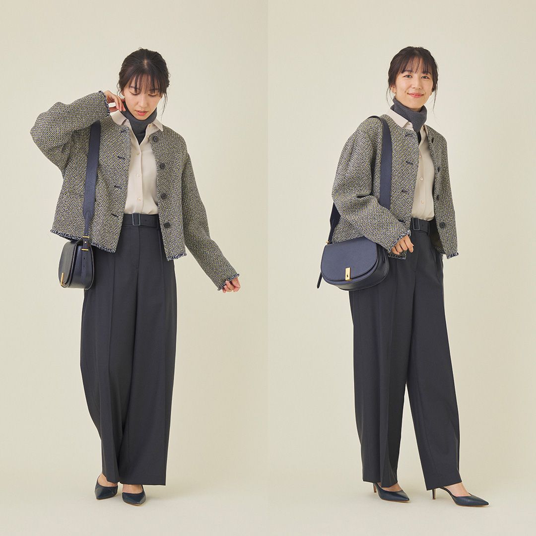 冬のオフィスカジュアル2026！着膨れ防ぎ上品に見せる防寒着痩せ術