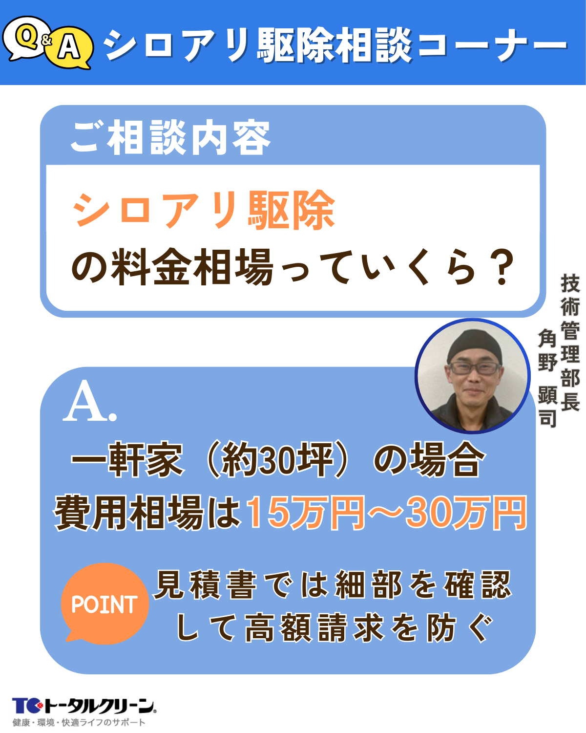 シロアリ駆除の一軒家相場は？30坪の適正費用とぼったくり撃退法