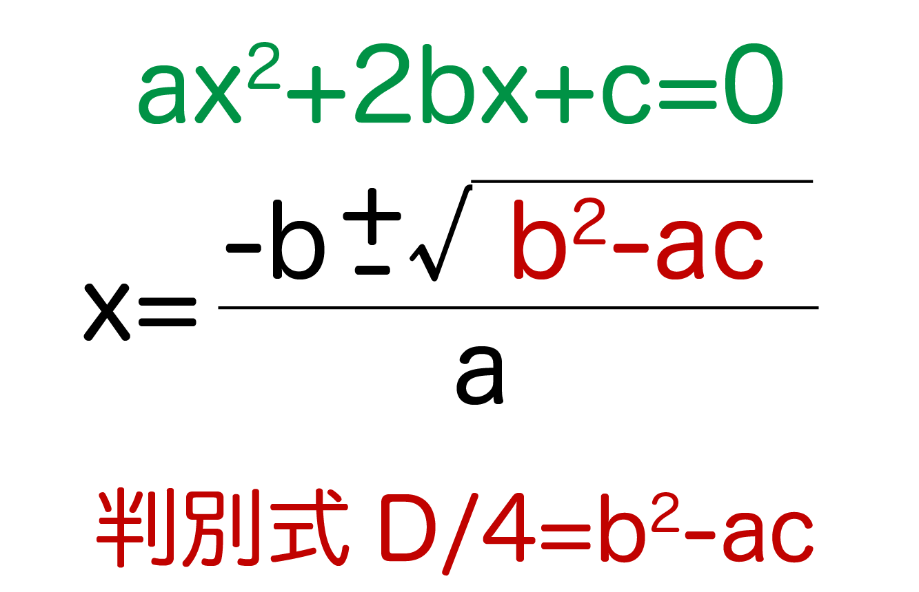 判別式4分のDはなぜ使う？公式の導出と計算ミス激減の秘密を徹底解明