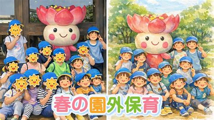 3月の壁面を彩る菜の花: 保育と教育現場で愛される春の演出